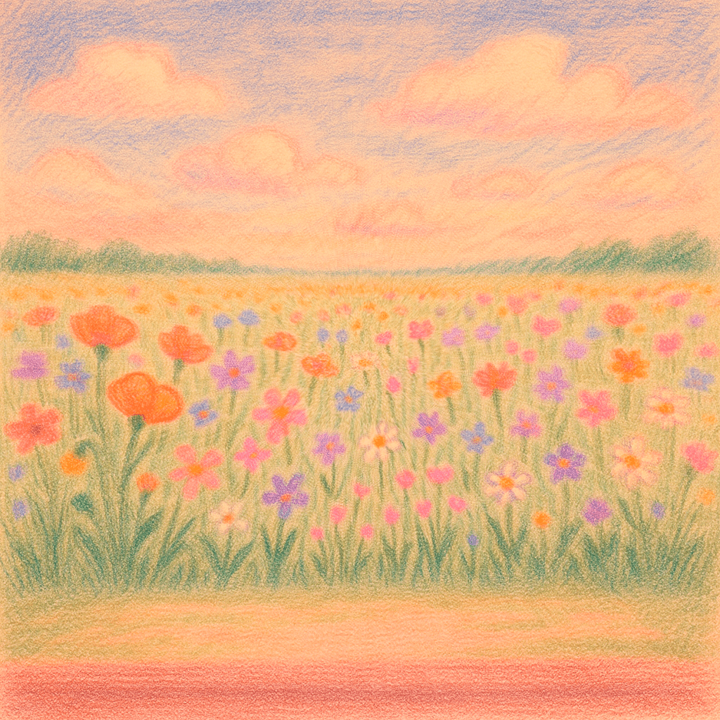 campo de flores