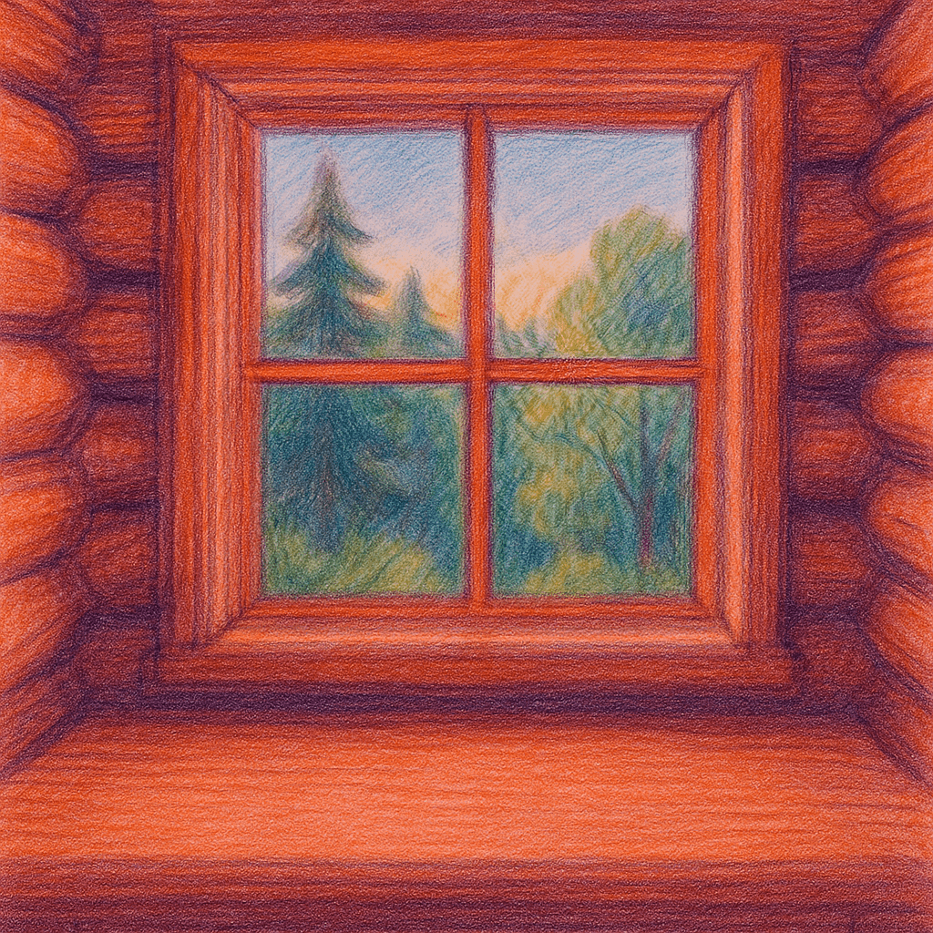 cabaña de madera